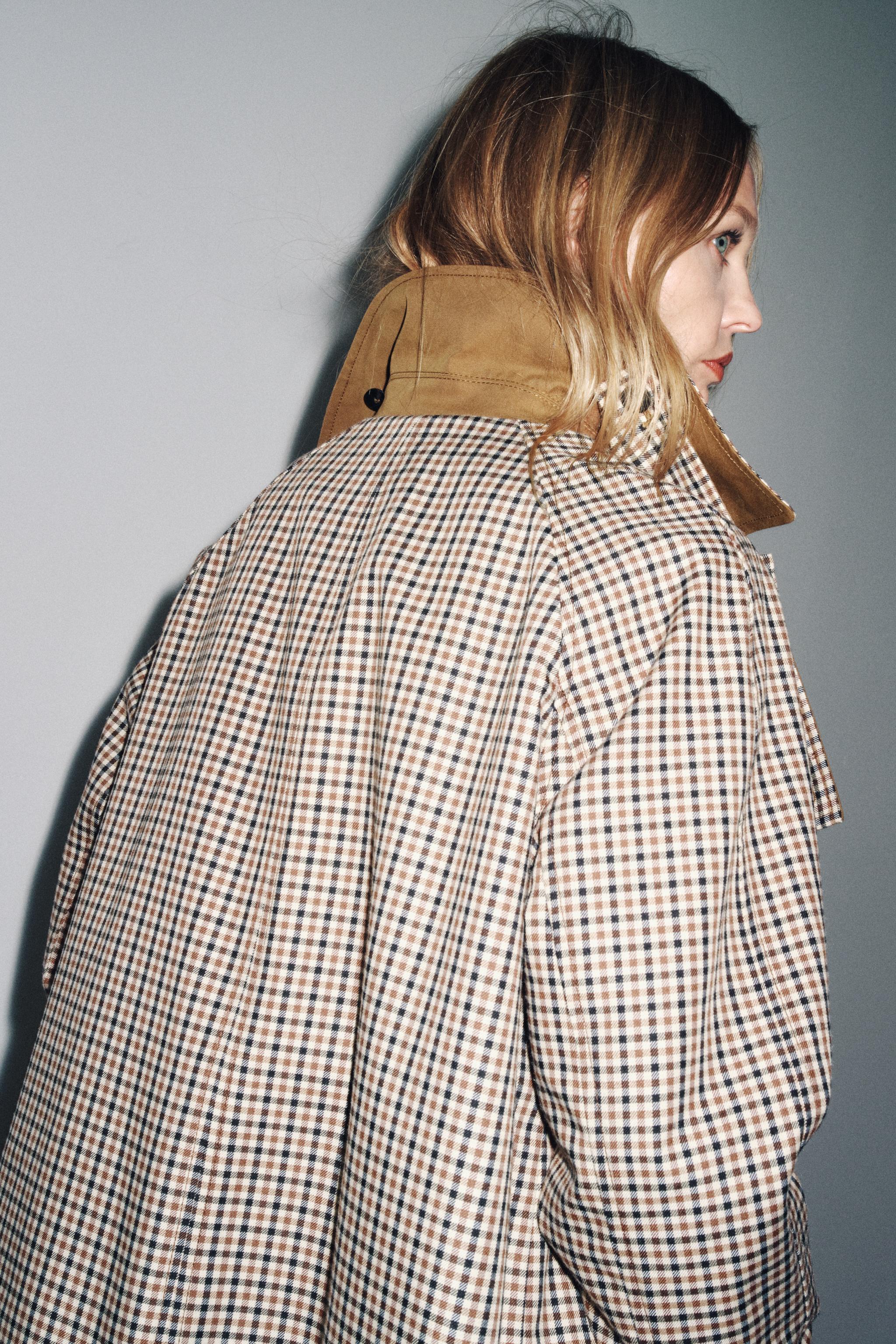 TRENCH REVERSÍVEL ZW COLLECTION - Caramelo | ZARA Brasil