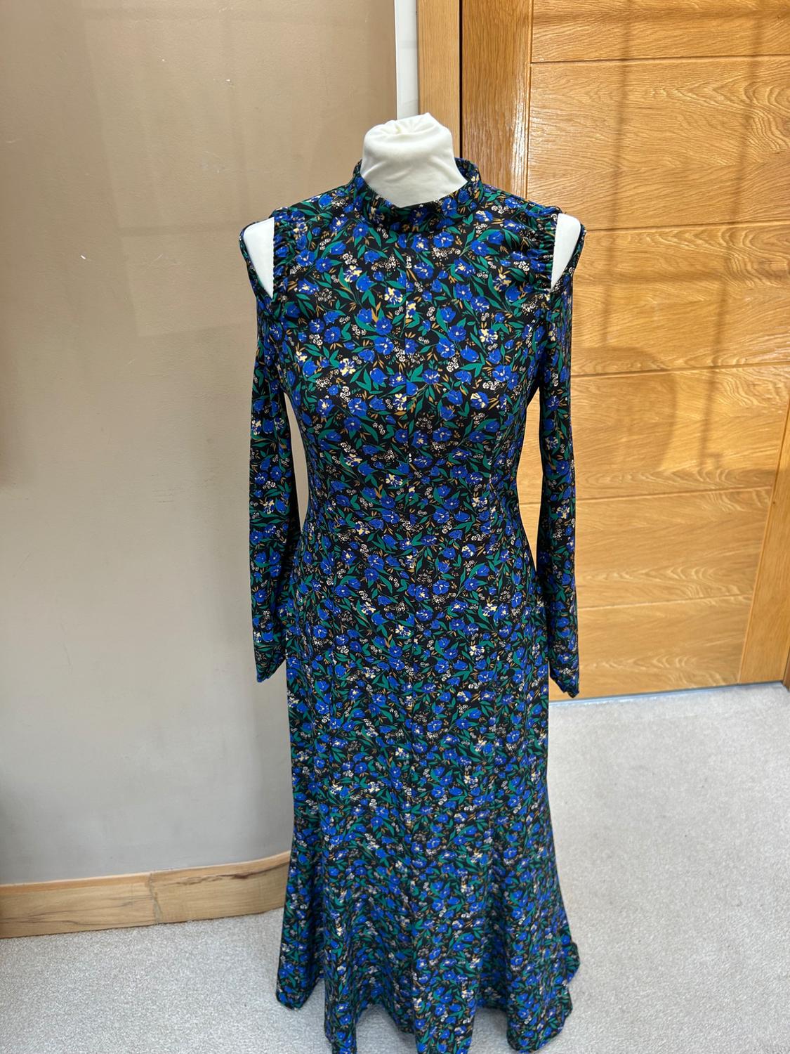 FLORAL-PRINT CUT-OUT DRESS - Image 4