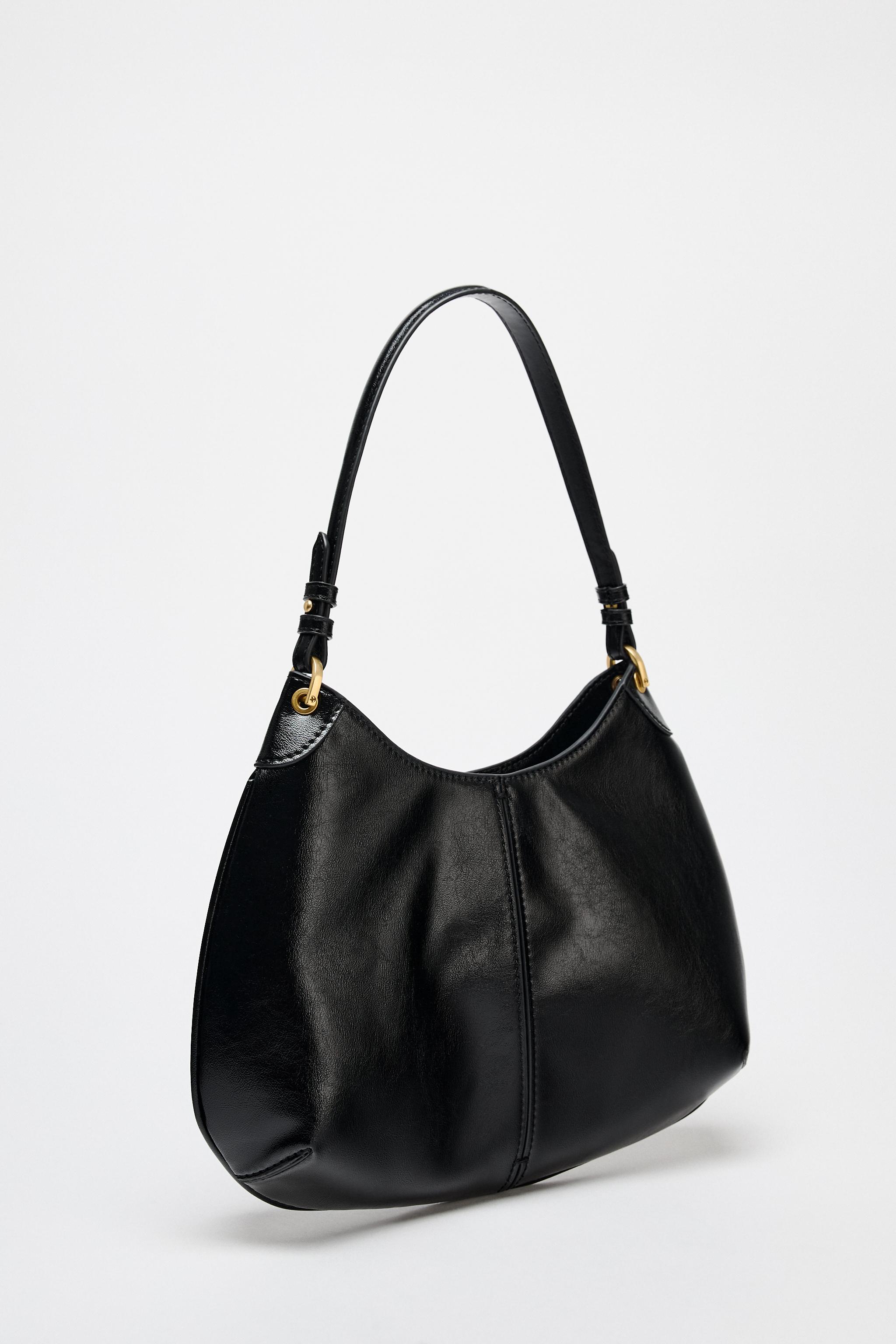 オーバル ショルダーバッグ - ブラック | ZARA Japan / 日本 オーバル ショルダーバッグ - ブラック | ZARA Japan / 日本