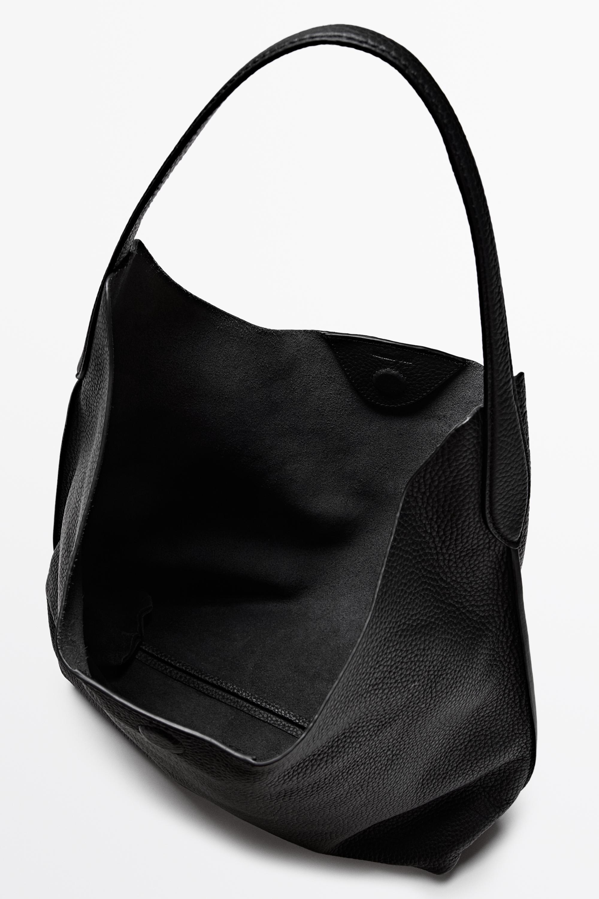 Medium nappa leather shoulder bag
