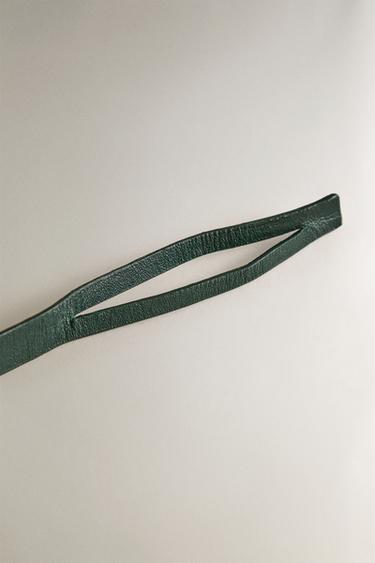 LEATHER PET BAG DISPENSER - Green by Zara - Image 2