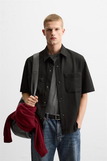 SOBRECAMISA ESTRUTURA CONFORT - Negro de Zara