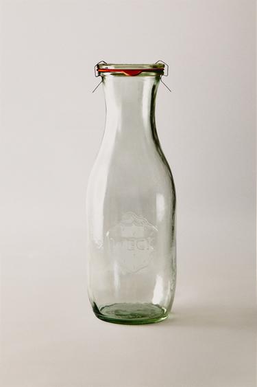 WECK BOTTLE WITH AIRTIGHT LID - Transparent by Zara