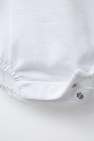 BODY COL BRODÉ - Blanc cassé de Zara - Image 2