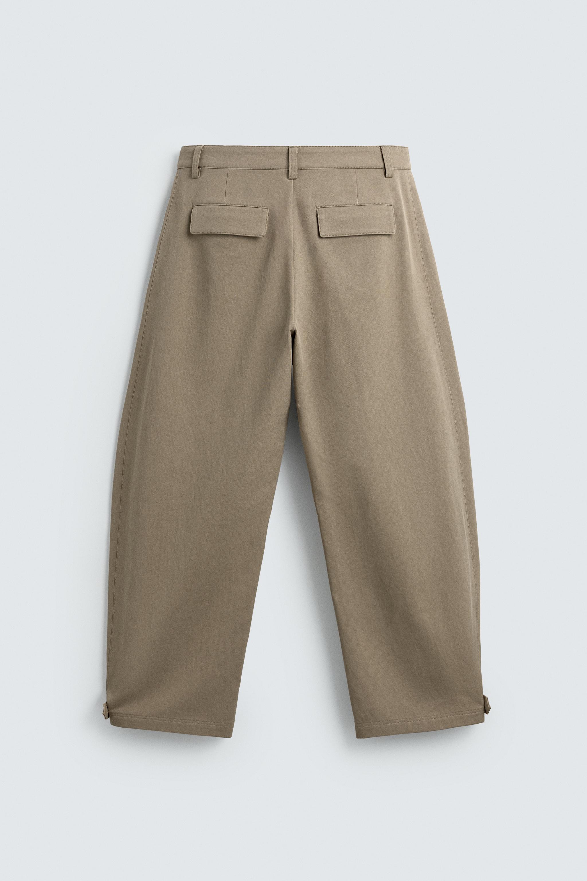 PANTALON COUPE DÉCONTRACTÉE À BAS AJUSTABLE