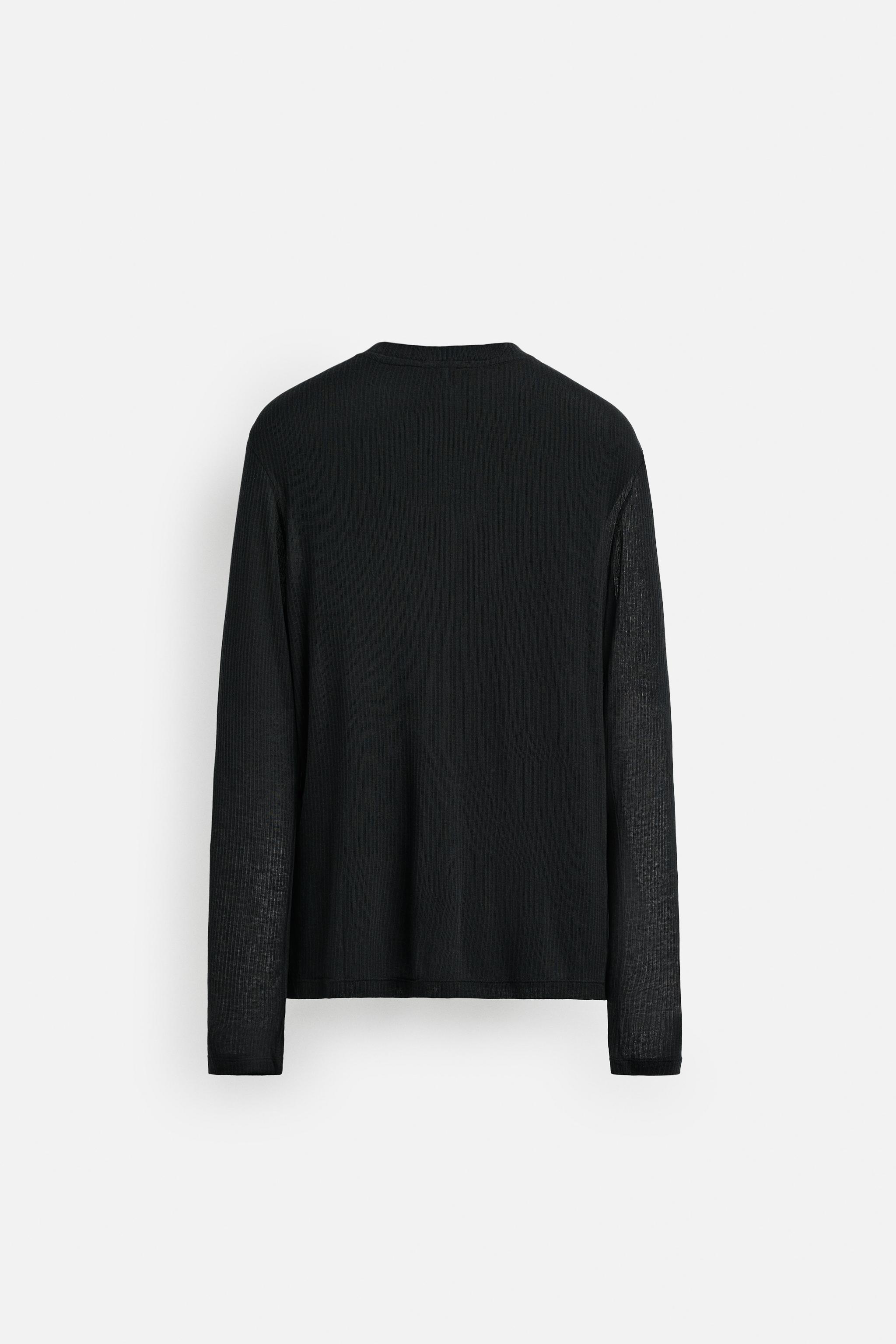 SEMI-SHEER LYOCELL T-SHIRT