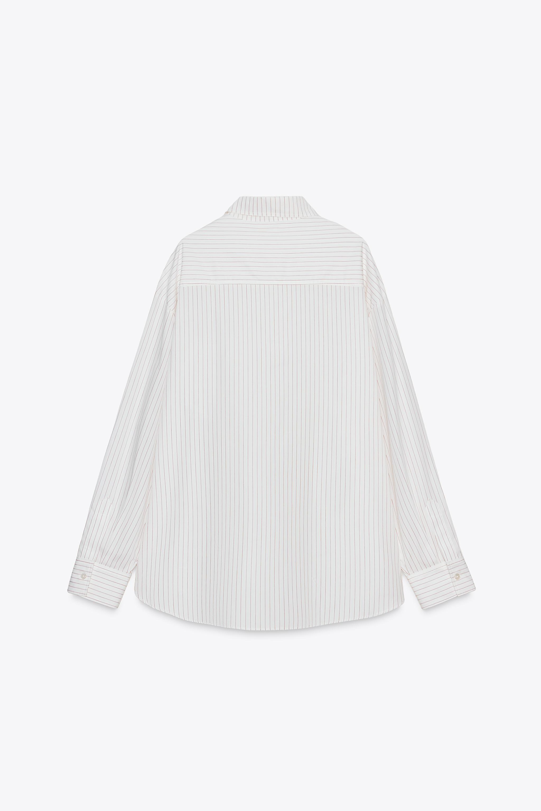 Sans limite Pyjama Shirt W2201403 2 美品 STRIPED PAJAMA SHIRT - striped | ZARA United States