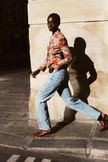 SLINGBACK SHOES - Red by Zara