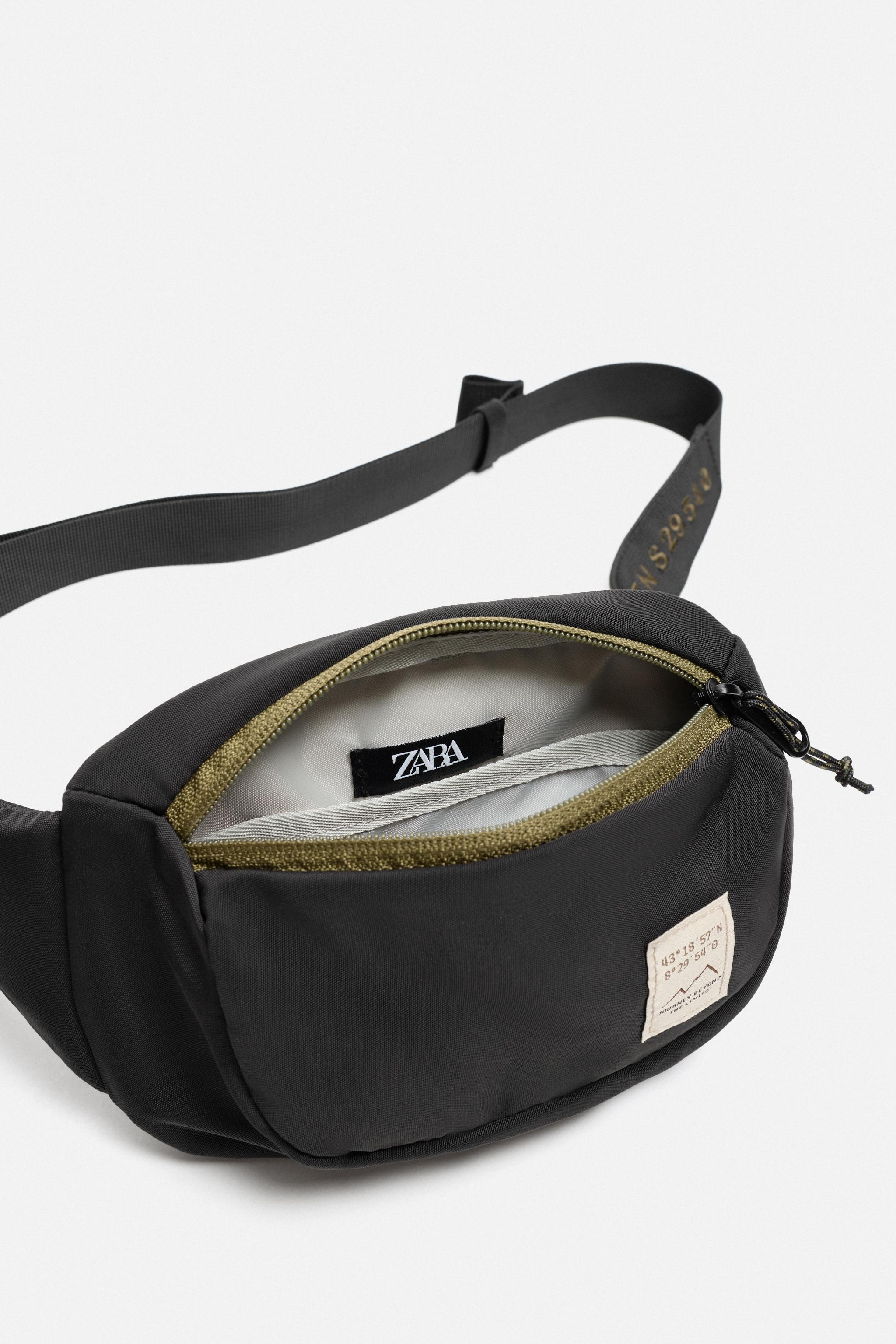 ★ドイツ発*ZARA*新作*テクニカルウエストバッグ★ ZARA ザラ テクニカル生地ベルトバッグ 完売品 - メルカリ