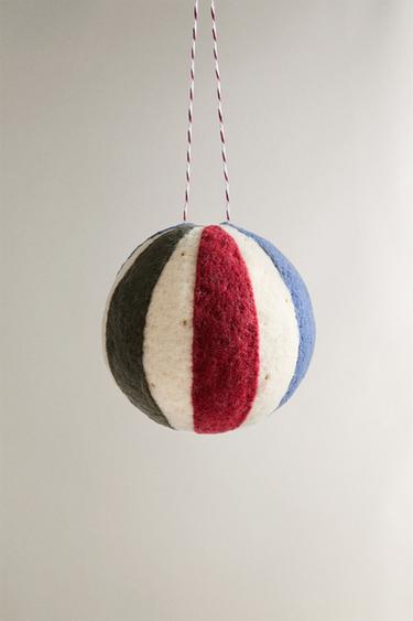 WEIHNACHTSBAUMKUGEL AUS FILZ, MEHRFARBIG - Bunt von Zara - Bild 0