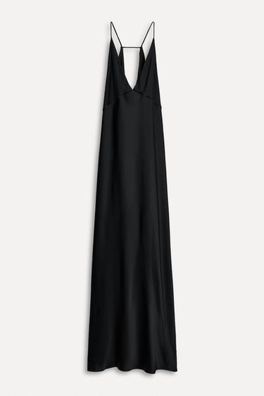 LONG CAMISOLE DRESS 50TH ANNIVERSARY - Black by Zara - Image 1