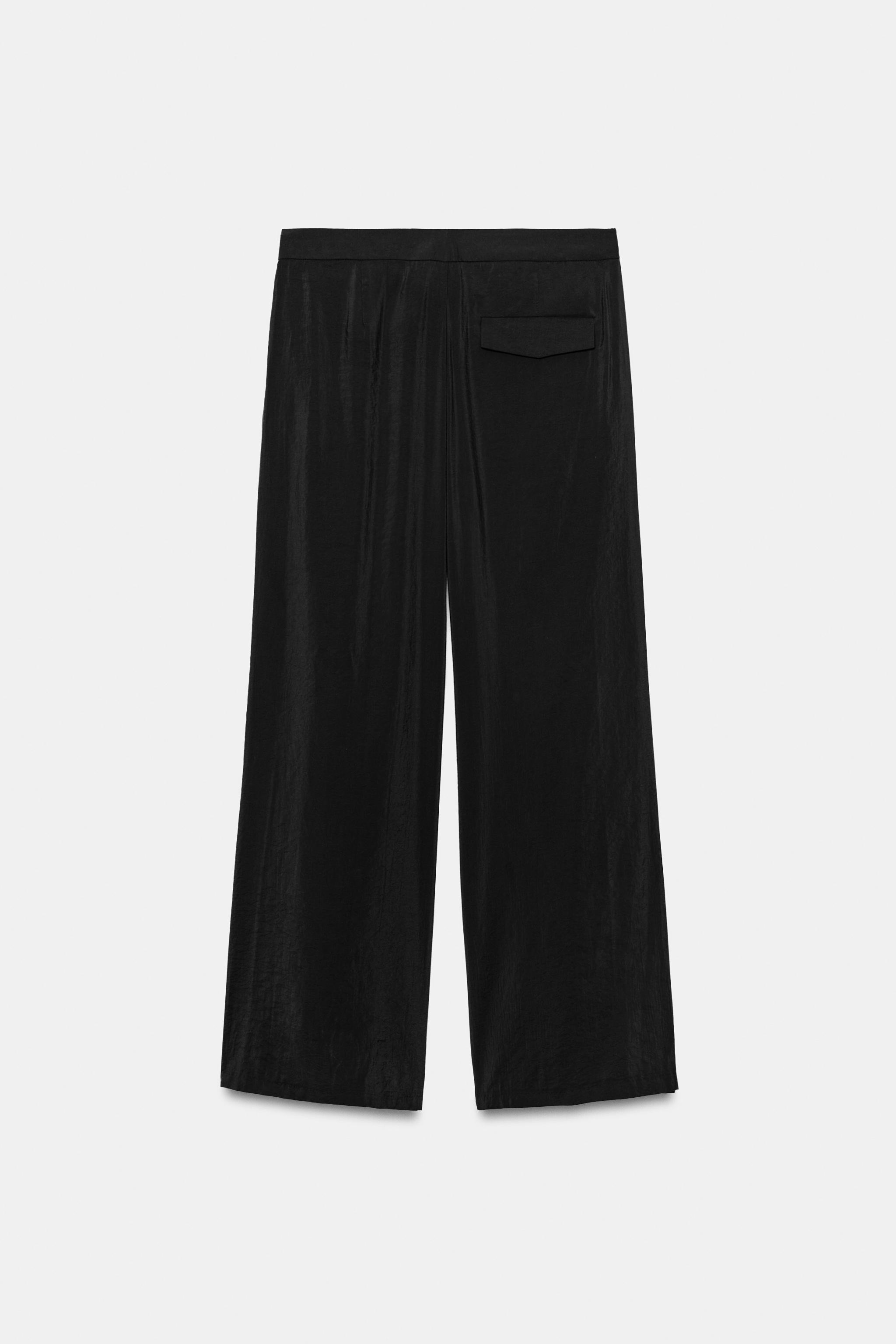 FLOWING WRAP TROUSERS - Midnight blue | ZARA South Africa
