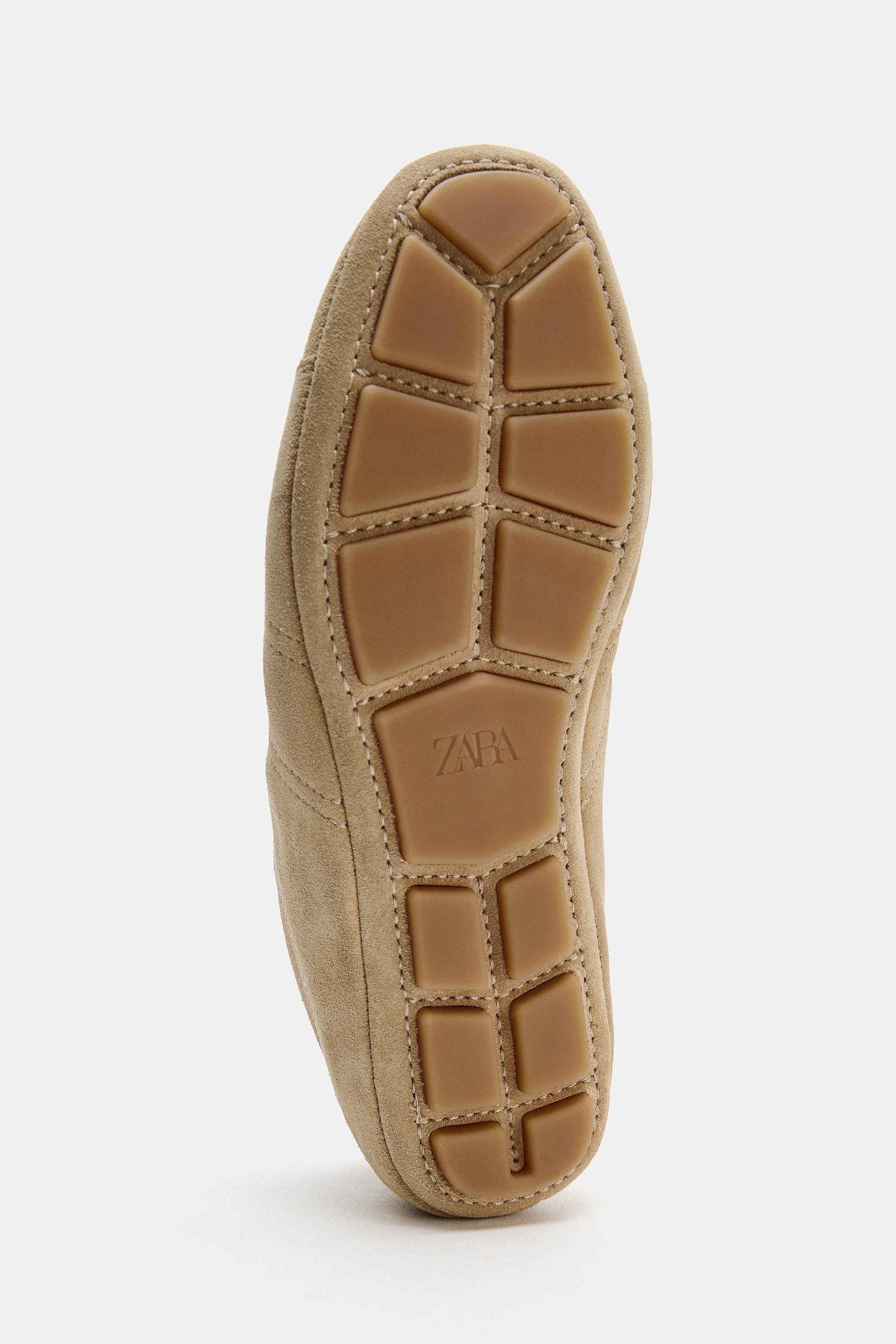LEATHER STRAP BALLET FLATS