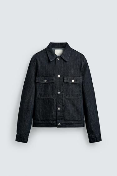 БАЗОВАЯ ДЖИНСОВАЯ КУРТКА — ИНДИГО от Zara