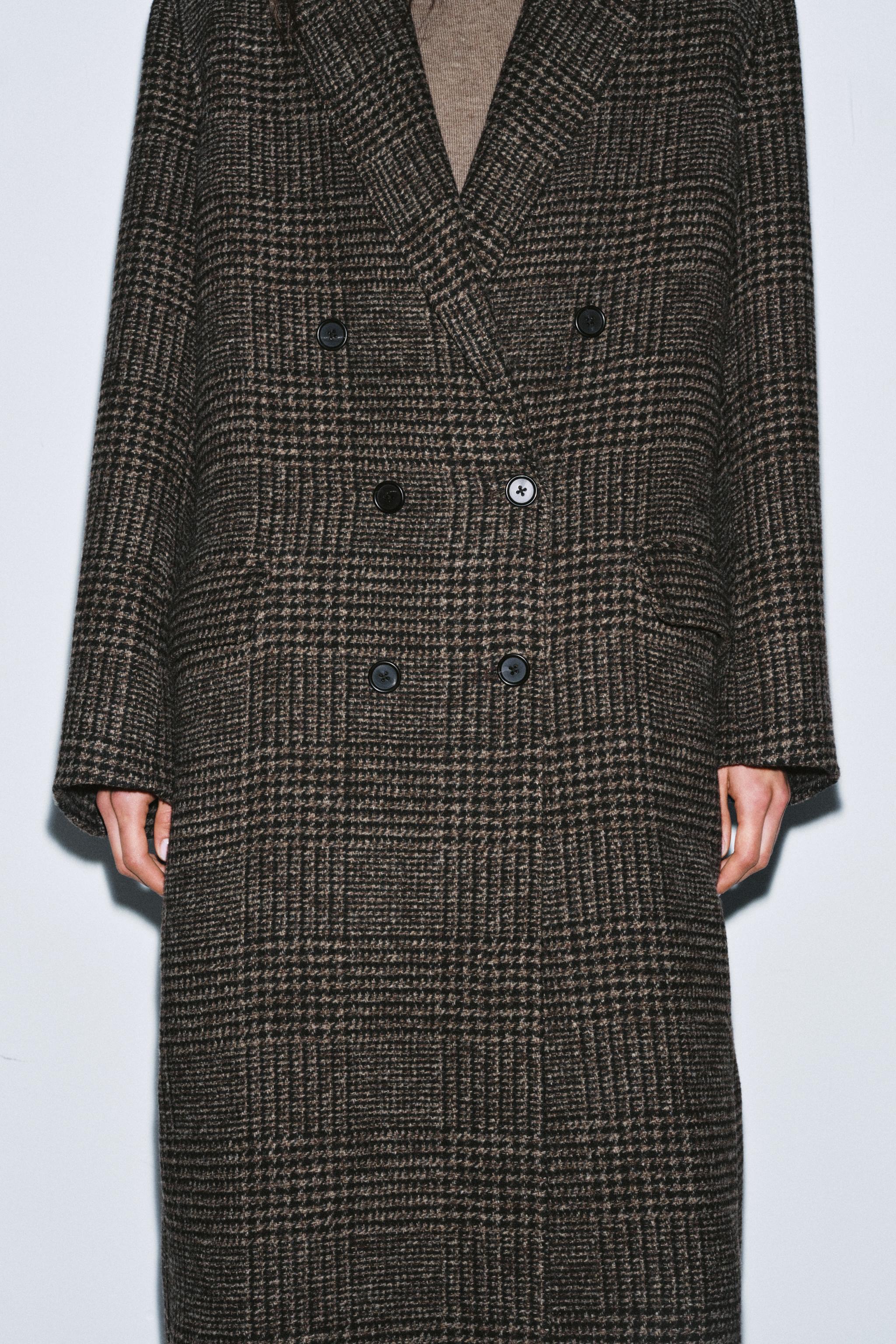 ZW COLLECTION PLAID COAT