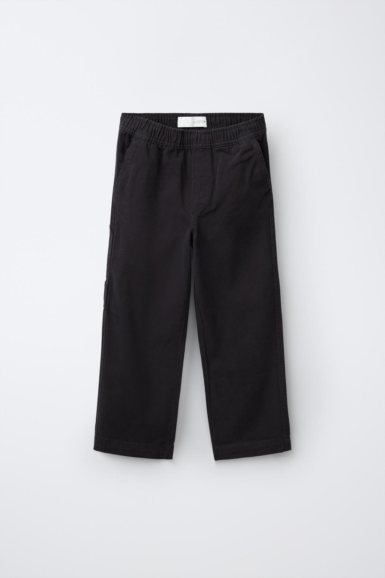 SOLID CARPENTER PANTS — navy