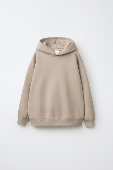 SUDADERA CAPUCHA LISA - Arena de Zara