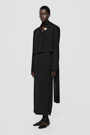 Cropped wool blazer - LIMITED EDITION — Black 1