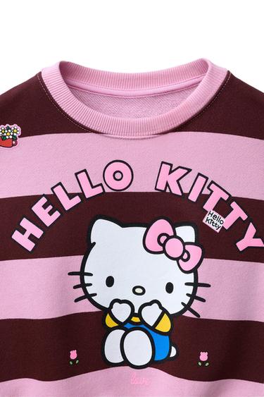 CONJUNTO SUDADERA RAYAS Y LEGGING HELLO KITTY © SANRIO - Rosa de Zara