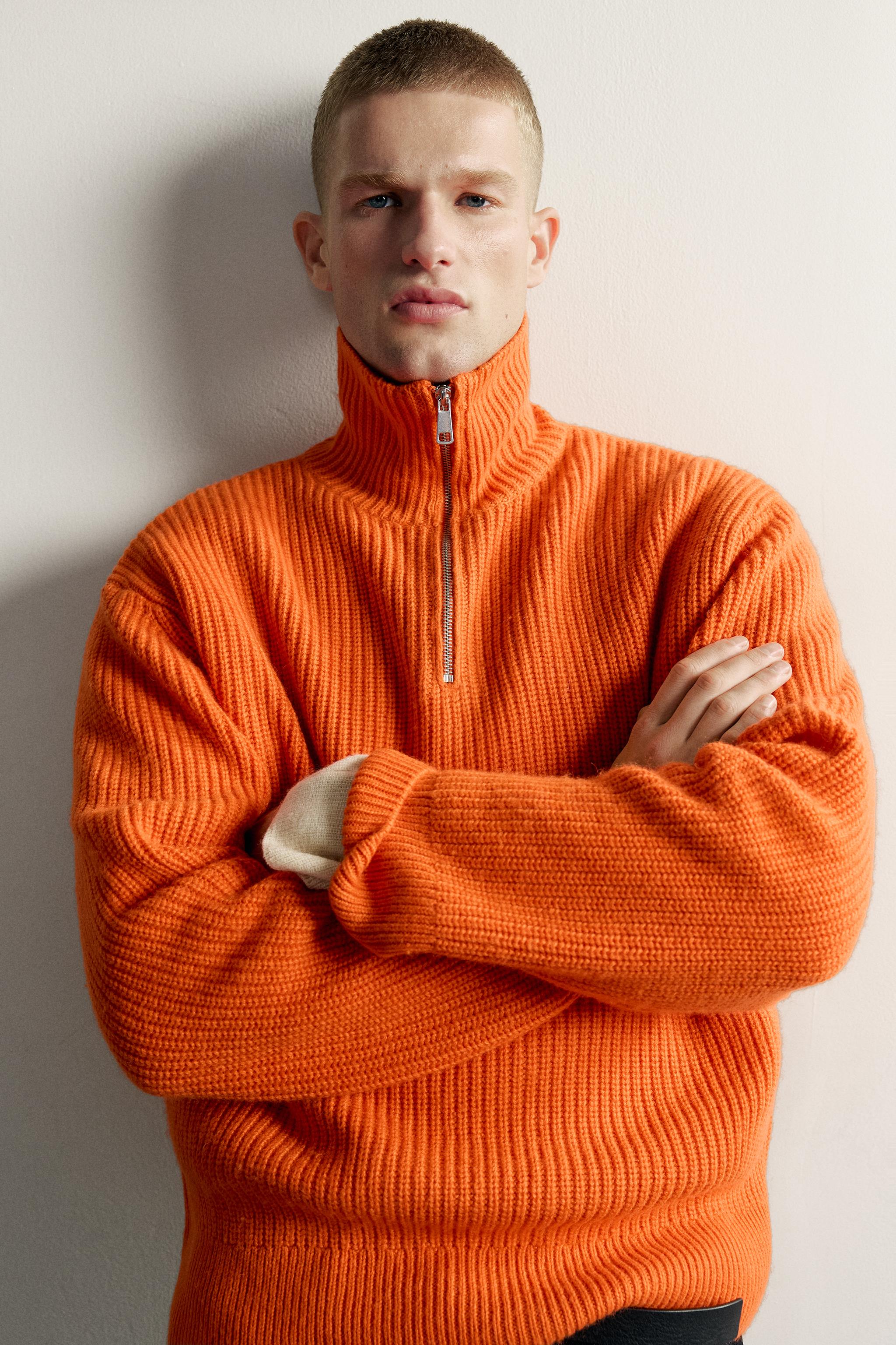 PULL COUPE DÉCONTRACTÉE COL ZIPPÉ
