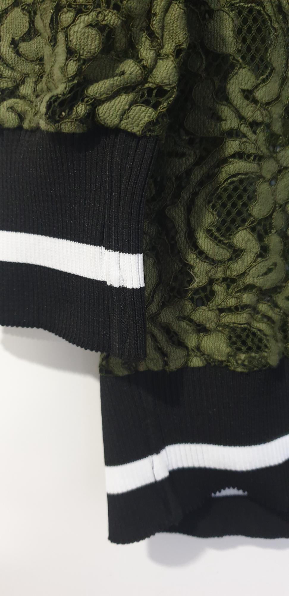 LONG SWEATSHIRT-STYLE LACE TOP - Image 2