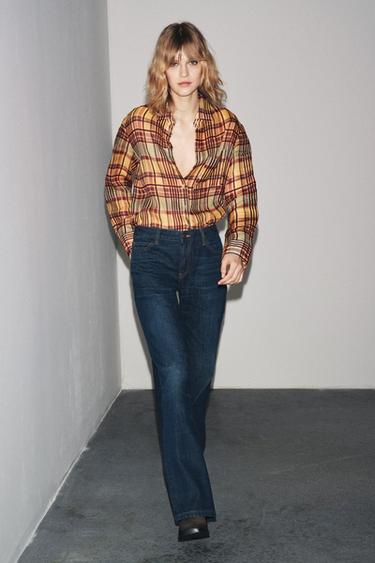 JEANS ZW COLLECTION BOOTCUT LOW-RISE - Blue by Zara