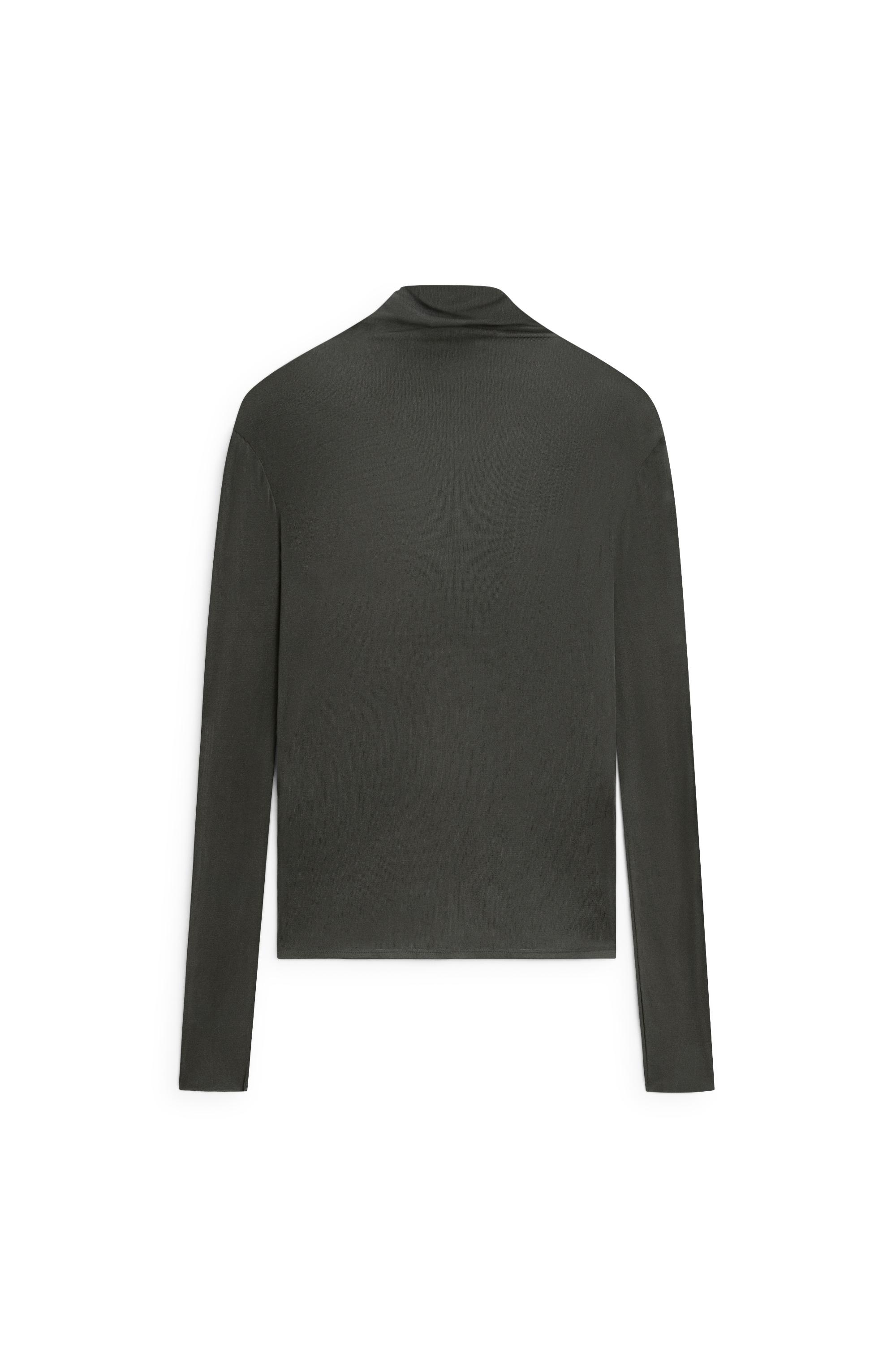 100% silk funnel neck T-shirt - LIMITED EDITION