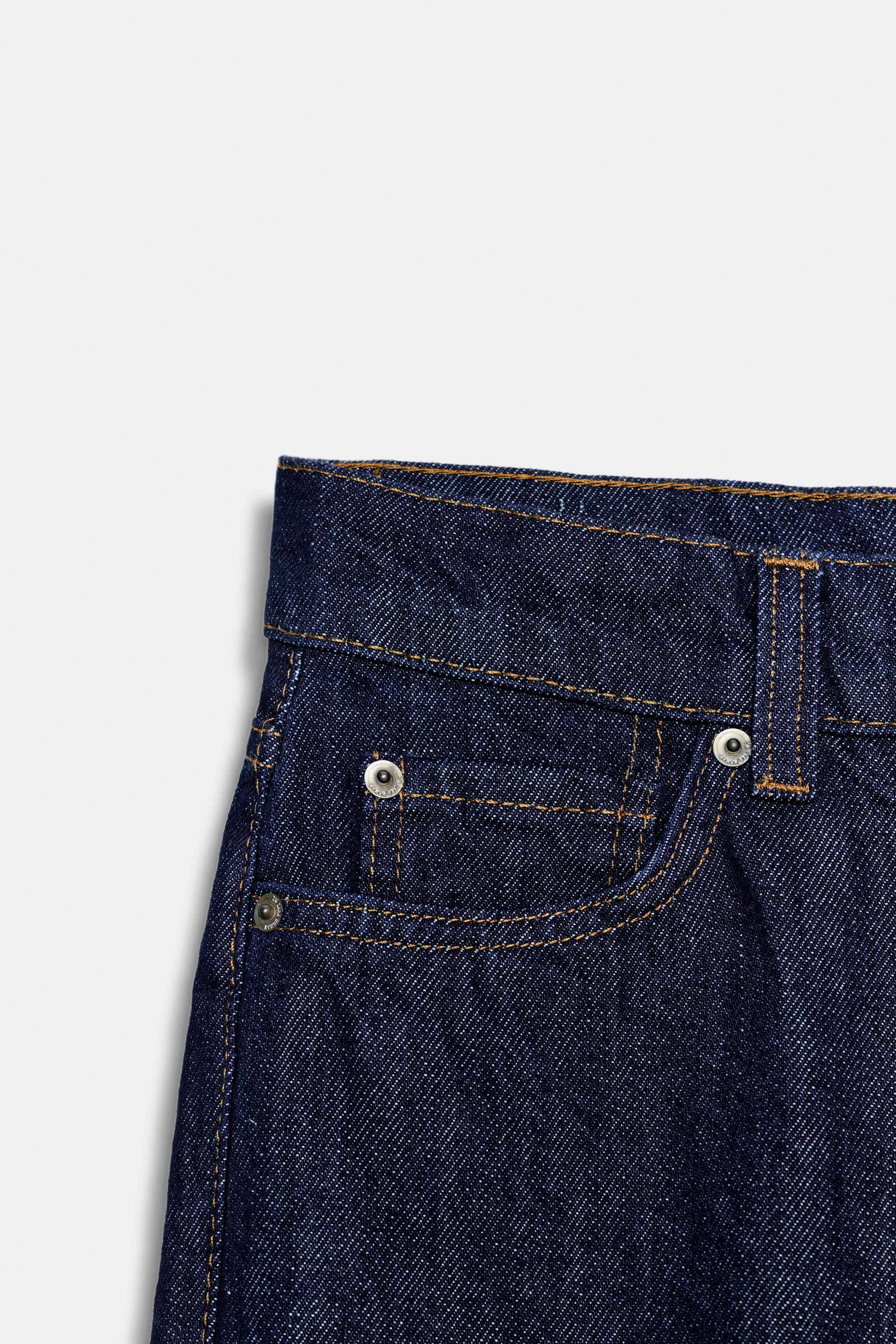 ZW COLLECTION HI-RISE STRAIGHT LEG JEANS