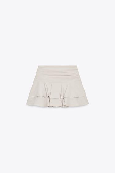JUPE-CULOTTE À VOLANTS - Iceberg de Zara - Image 4