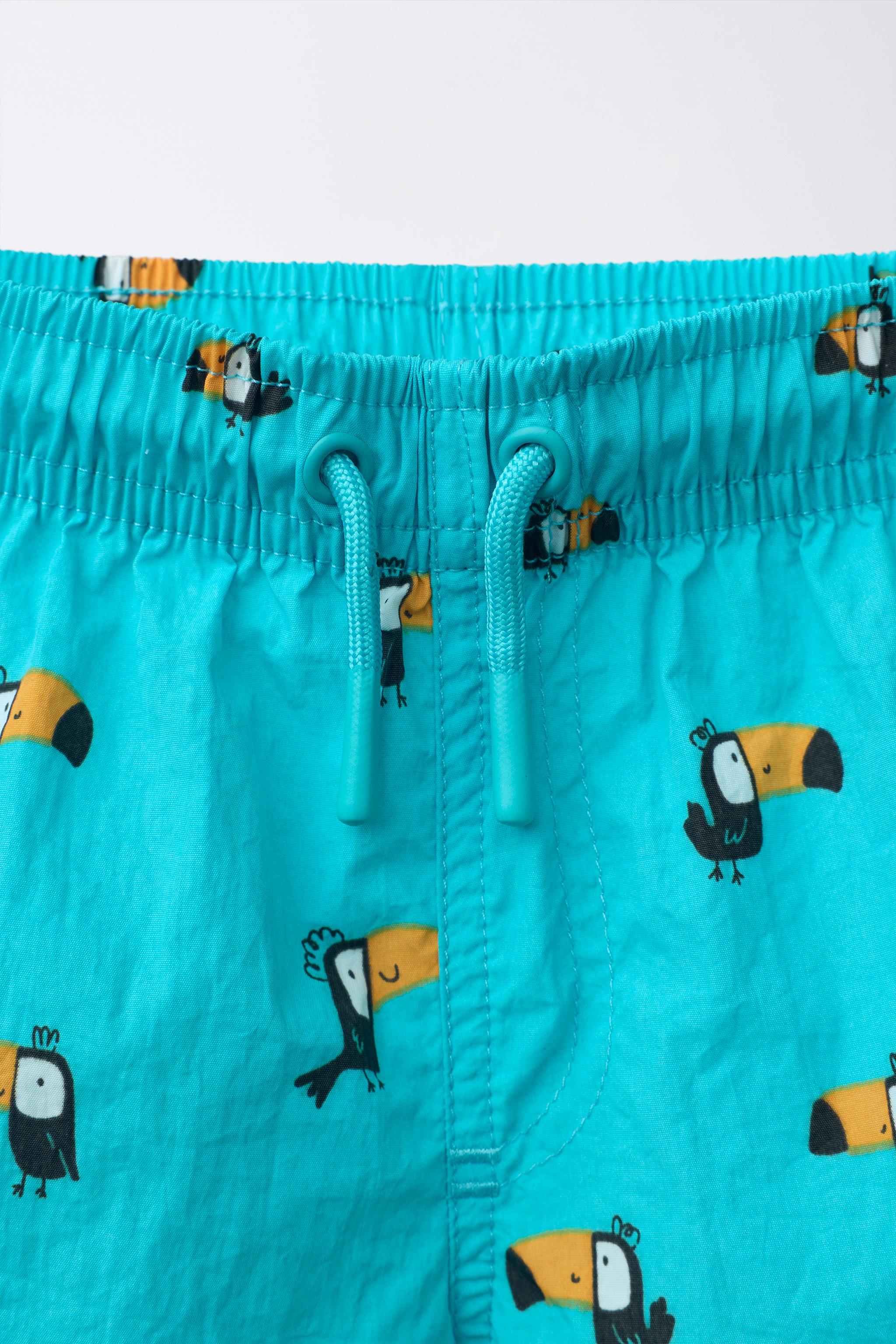 2-6 YEARS / TOUCAN SWIM SHORTS
