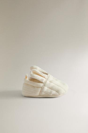 Zara EAR BOOTIES - Beige - Image 0