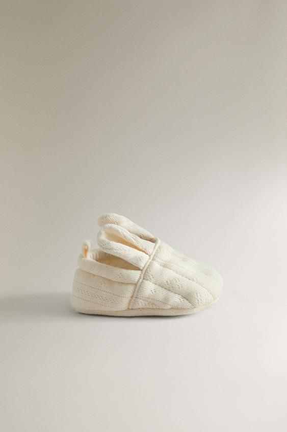 Zara EAR BOOTIES - Beige - Image 0