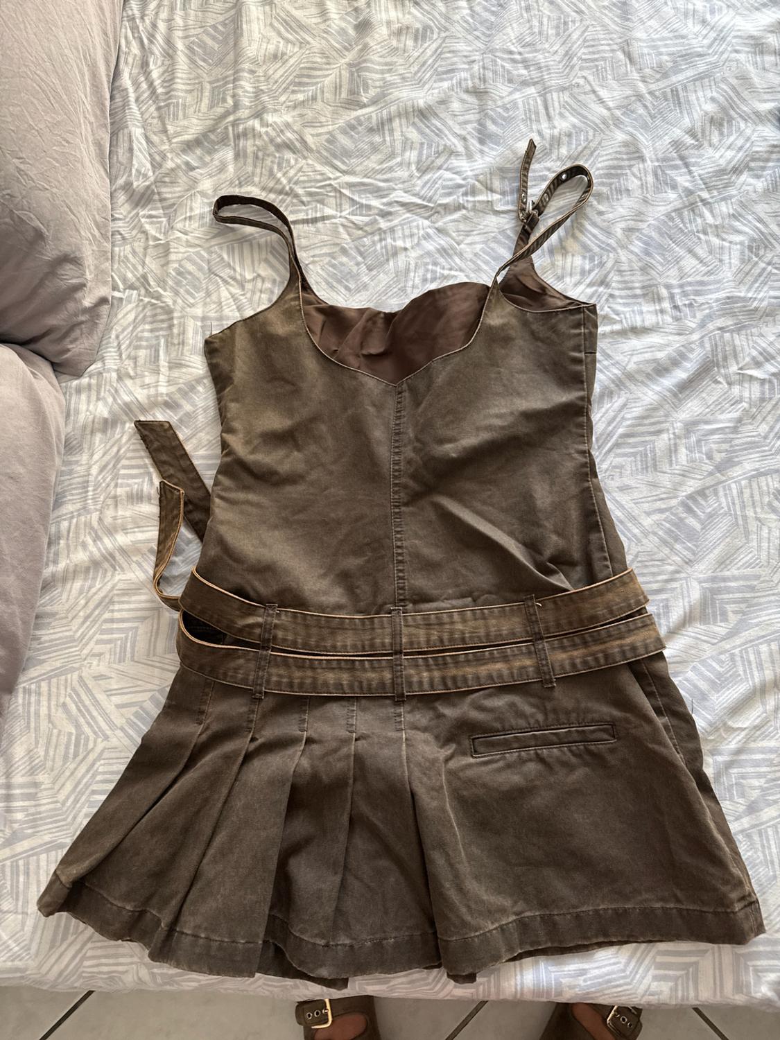 WAXED SHORT DRESS - Image 2