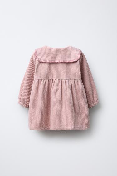 THICK CORDUROY DRESS - Pink by Zara - Image 1