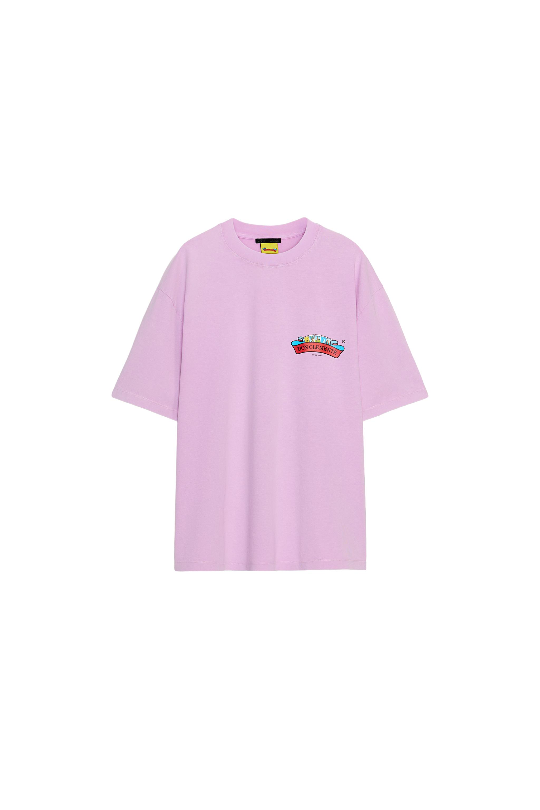 DON CLEMENTE® PRINT T-SHIRT - Light mauve | ZARA South Africa