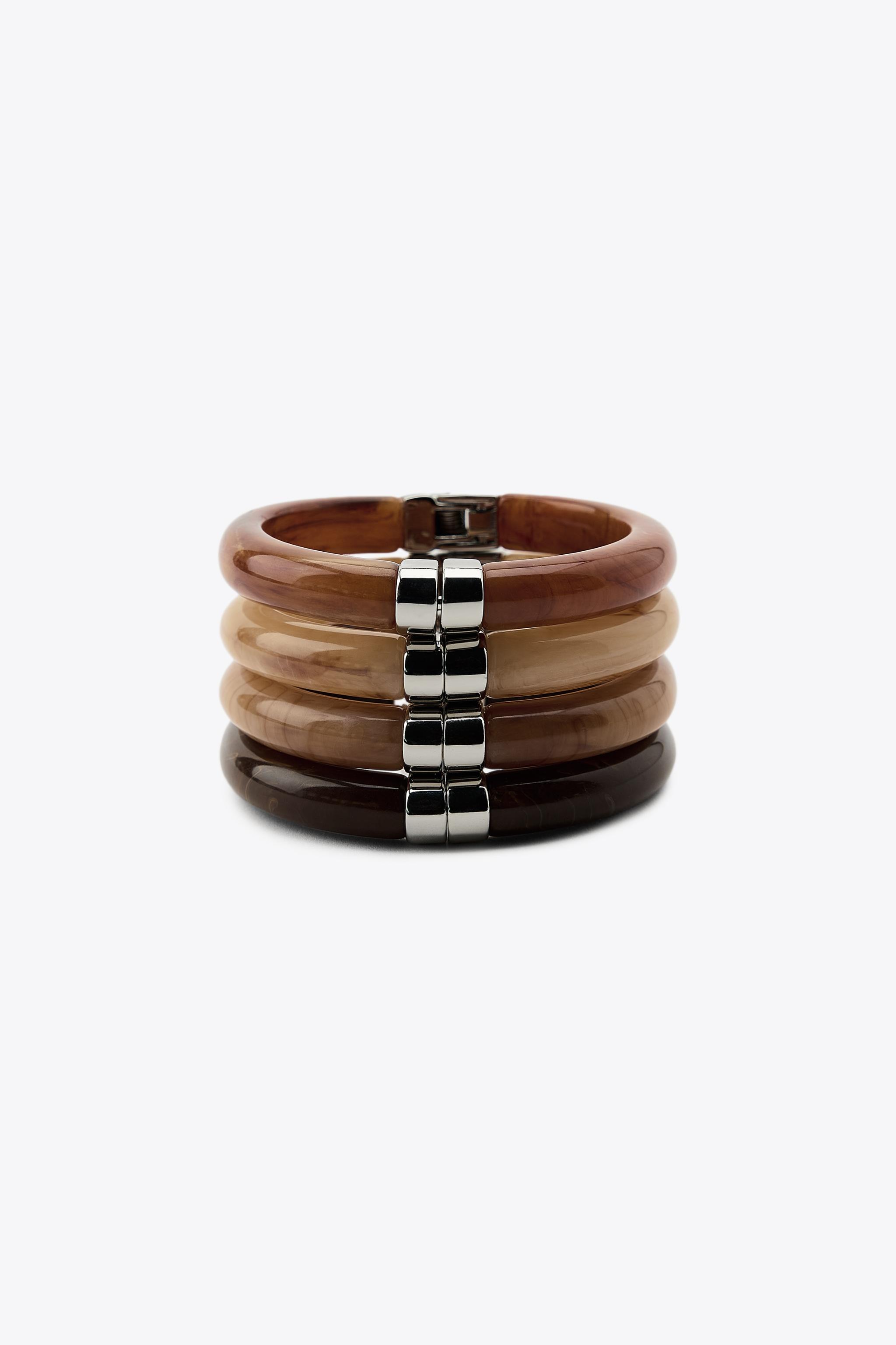 LOT DE 4 BRACELETS ARTICULÉS