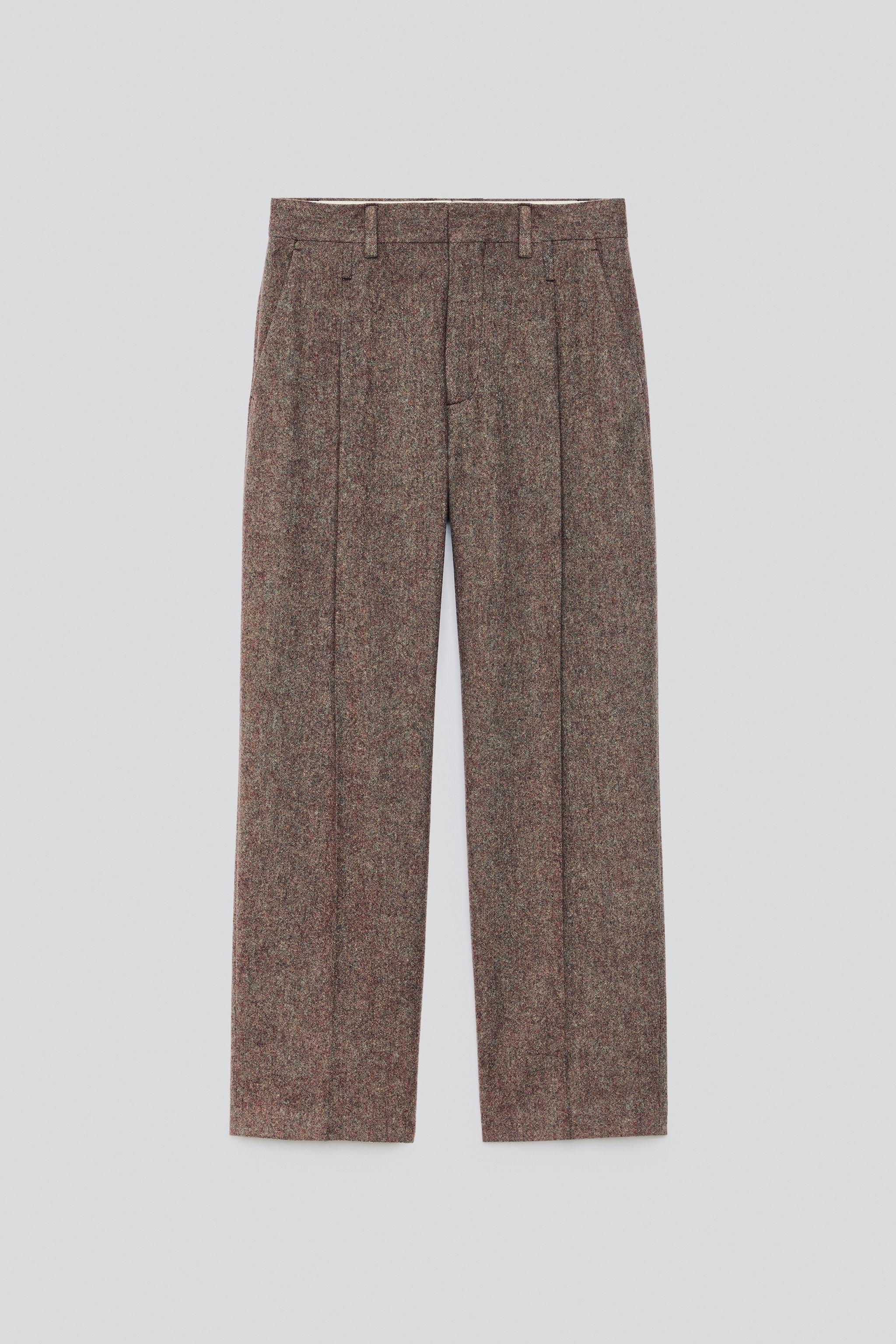 100% WOOL SUIT PANTS