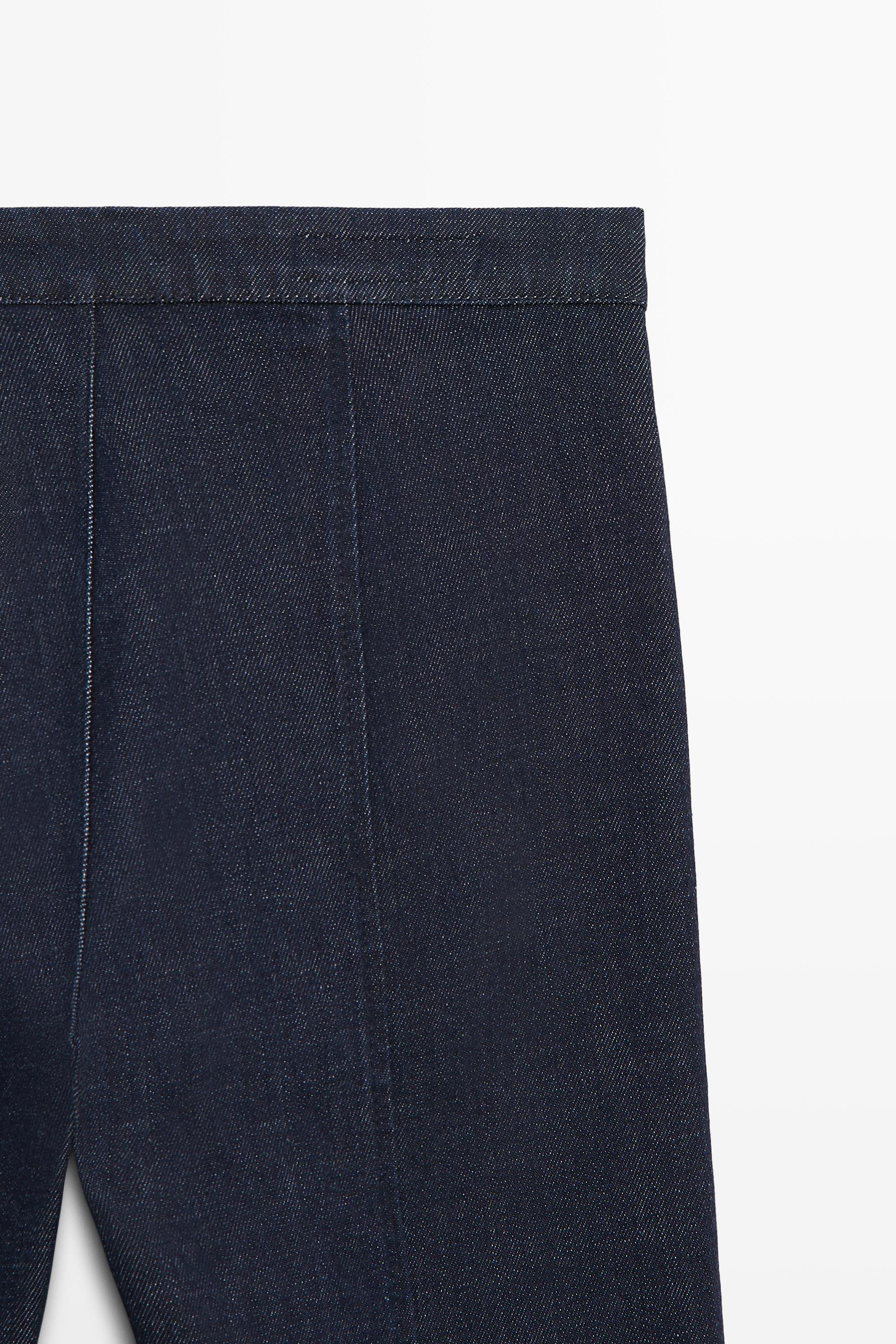 Flare-fit jeans with pocket detail