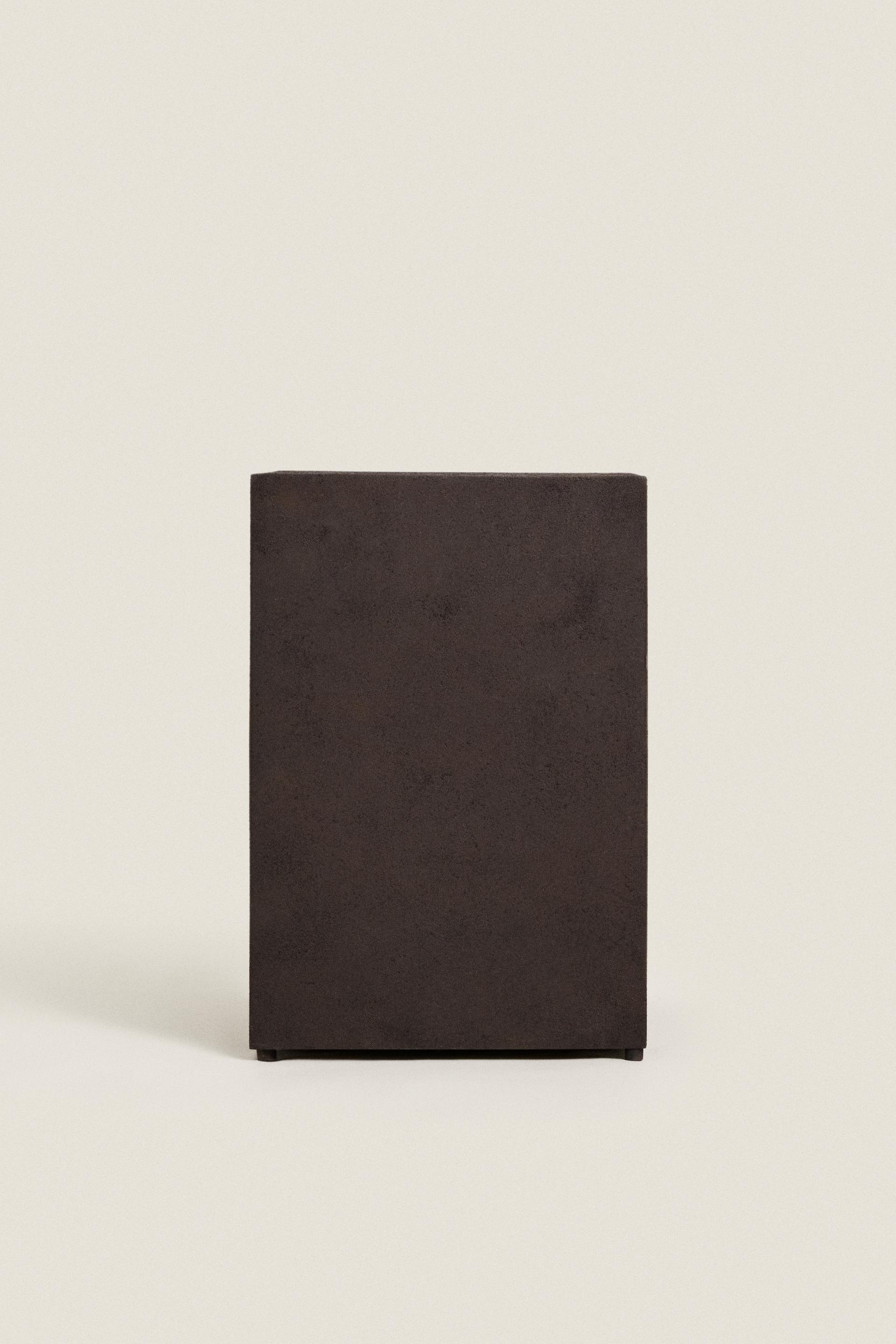 SQUARE METAL SIDE TABLE Black ZARA Canada