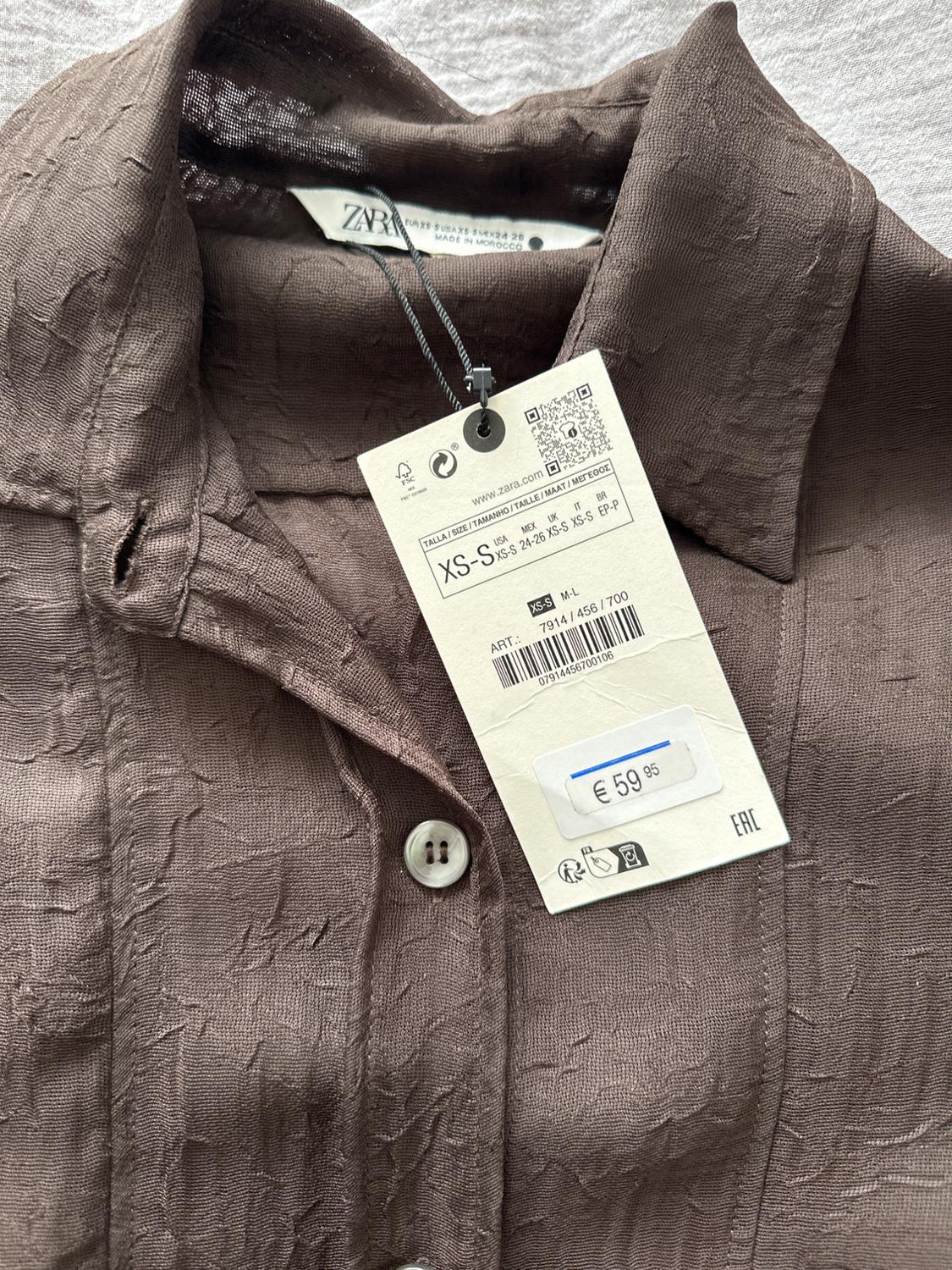 ZW COLLECTION TEXTURED MULTIWAY SHIRT - Image 2