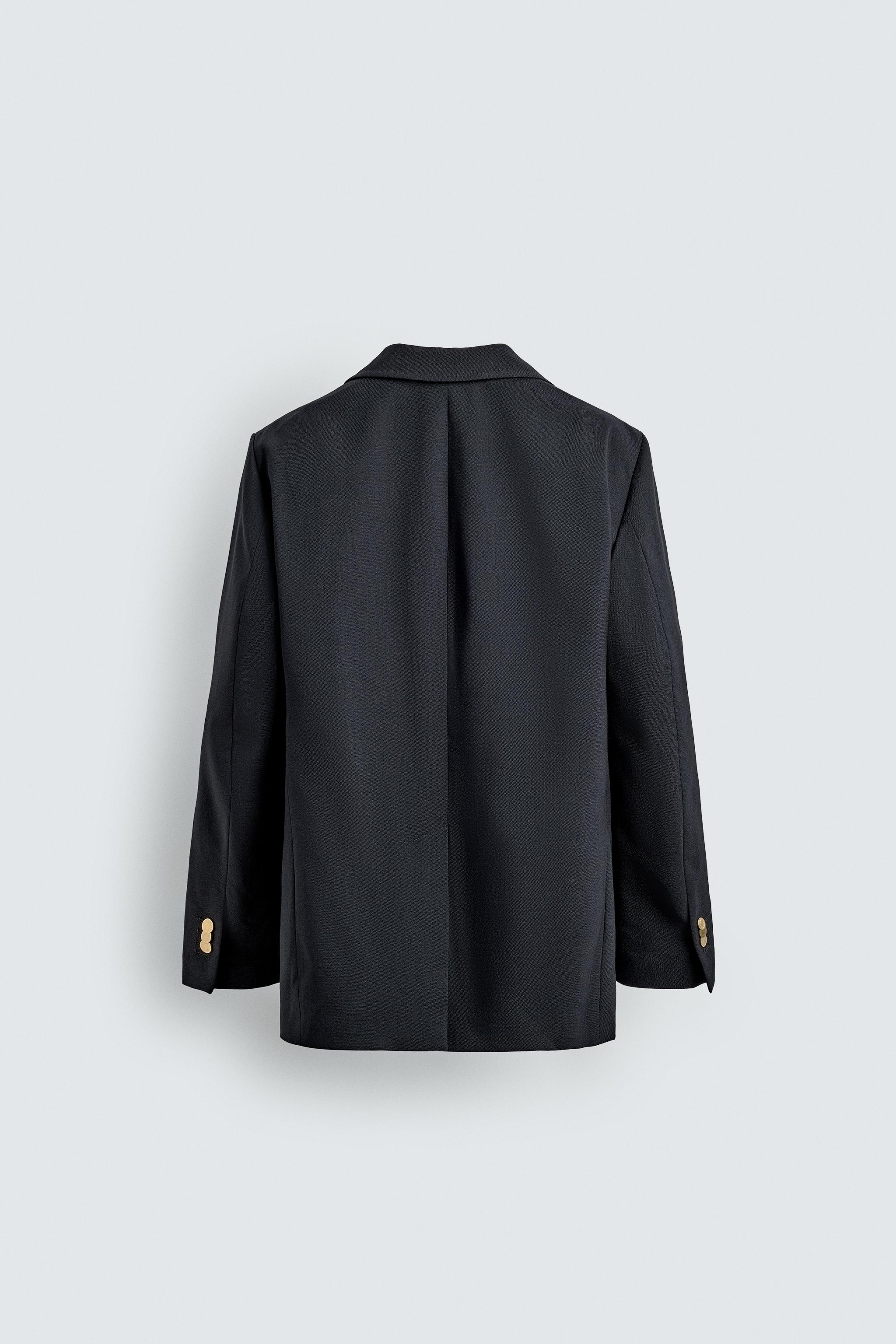 BLAZER CROISÉ 100% LAINE AARON LEVINE X ZARA