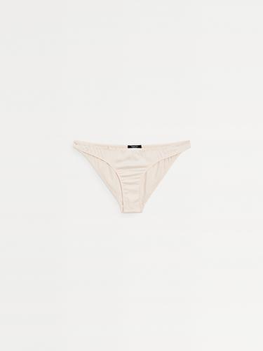 Braguita satinada mezcla seda - Crudo de Zara