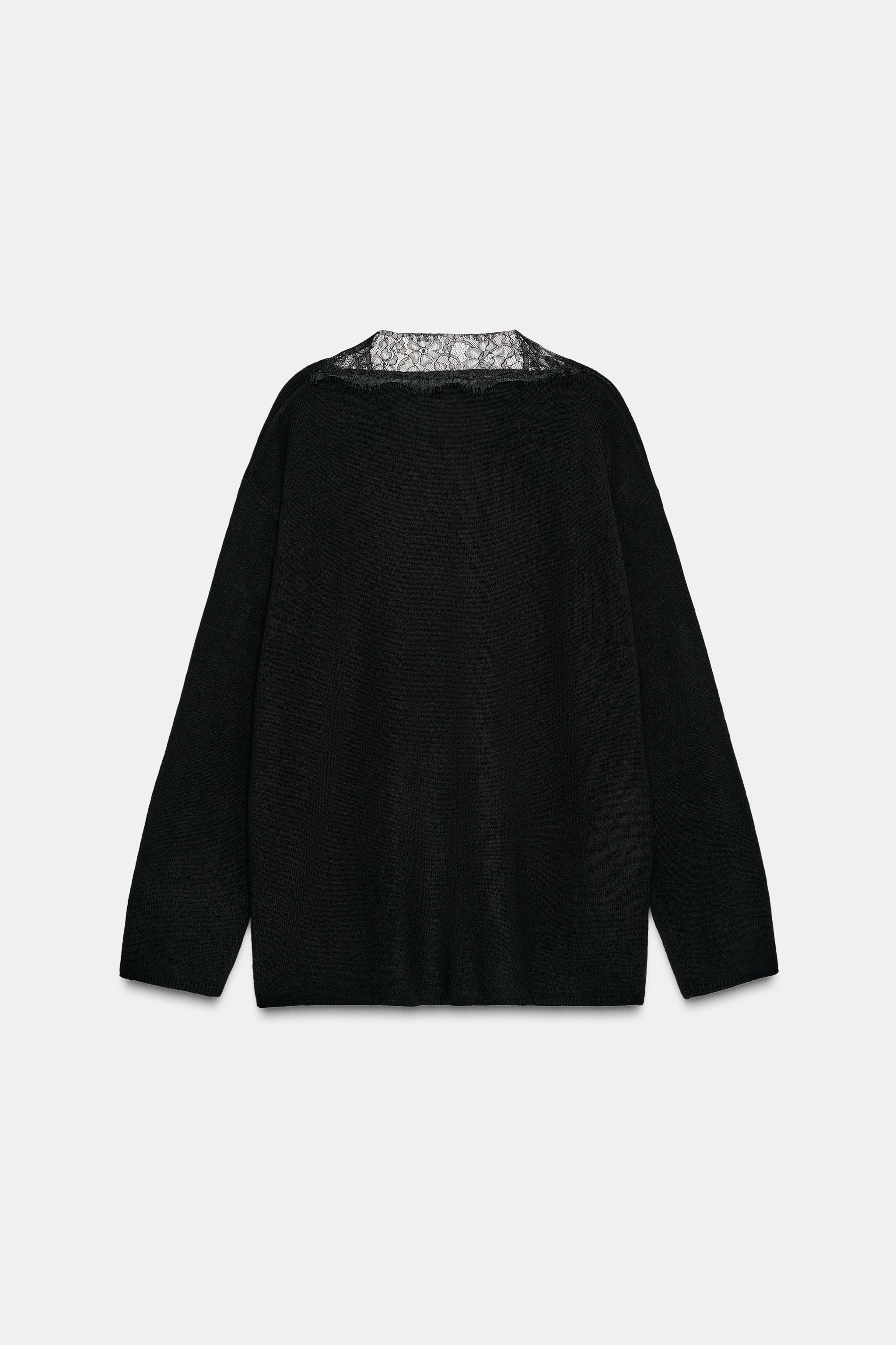 レースニットセーター - エクリュ | ZARA Japan / 日本