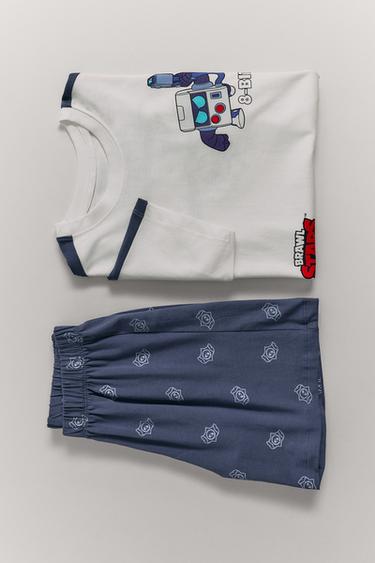 Zara 6-14 YEARS/ BRAWL STARS © SUPERCELL OY PAJAMAS - Blue