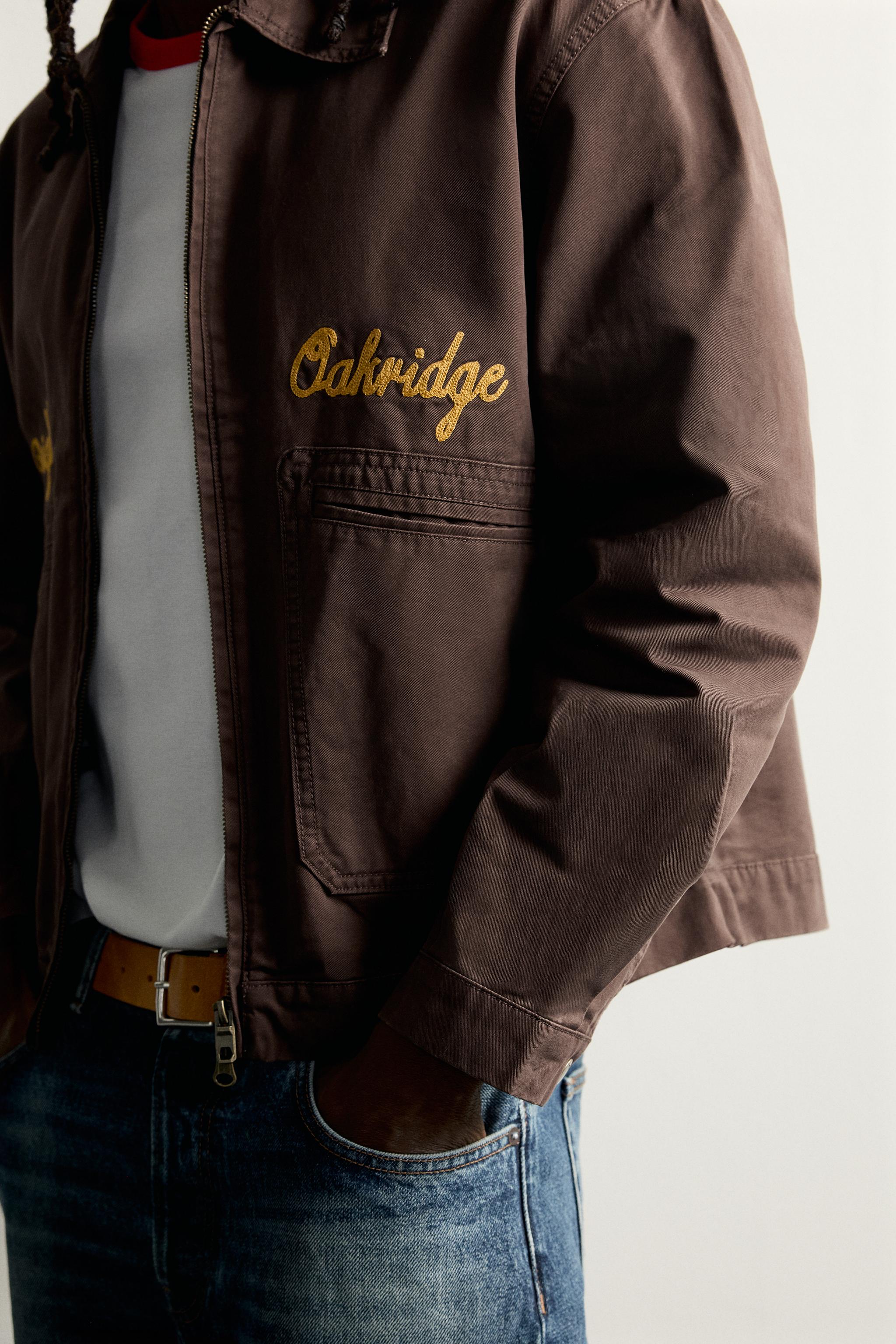 EMBROIDERED CROPPED JACKET