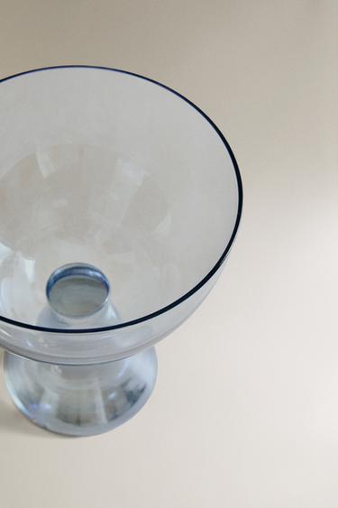 COUPE À GLACE VERRE RECYCLABLE COLORÉ - Bleu de Zara - Image 2