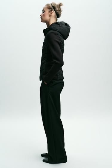 CONTRAST PUFFER JACKET - Black by Zara - Image 3
