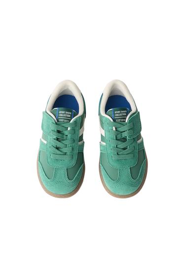 CONTRAST SNEAKERS — Green 2