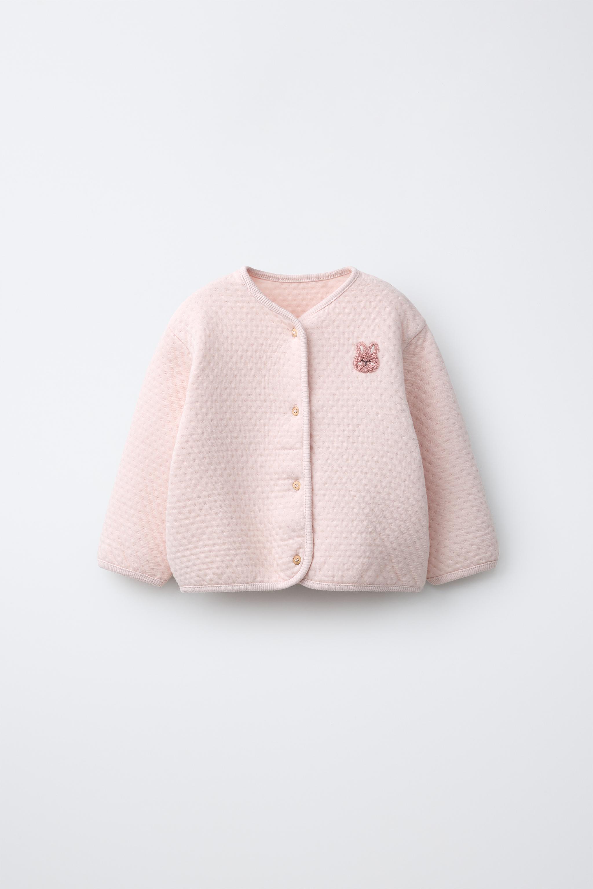 EMBROIDERED RUFFLY PADDED JACKET