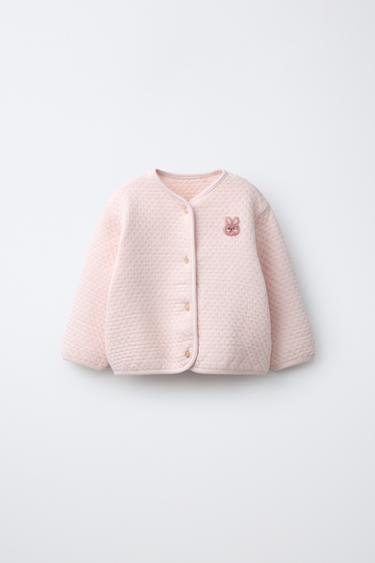 CHAQUETA ACOLCHADA BORDADO RIZO - Rosa de Zara
